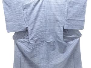 アンティーク　本場久留米書生絣　単衣男物着物